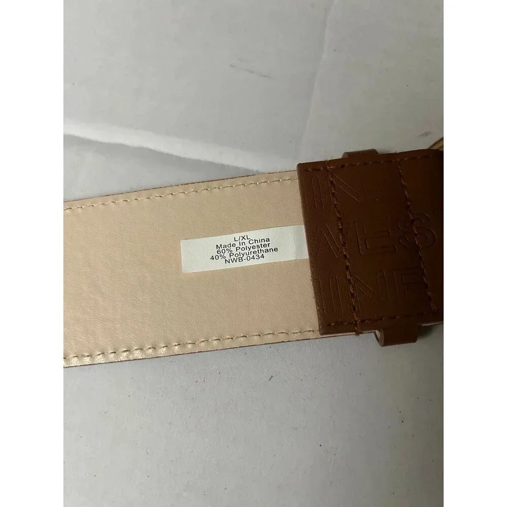 Nine West Brown Belt Elastic L/XL